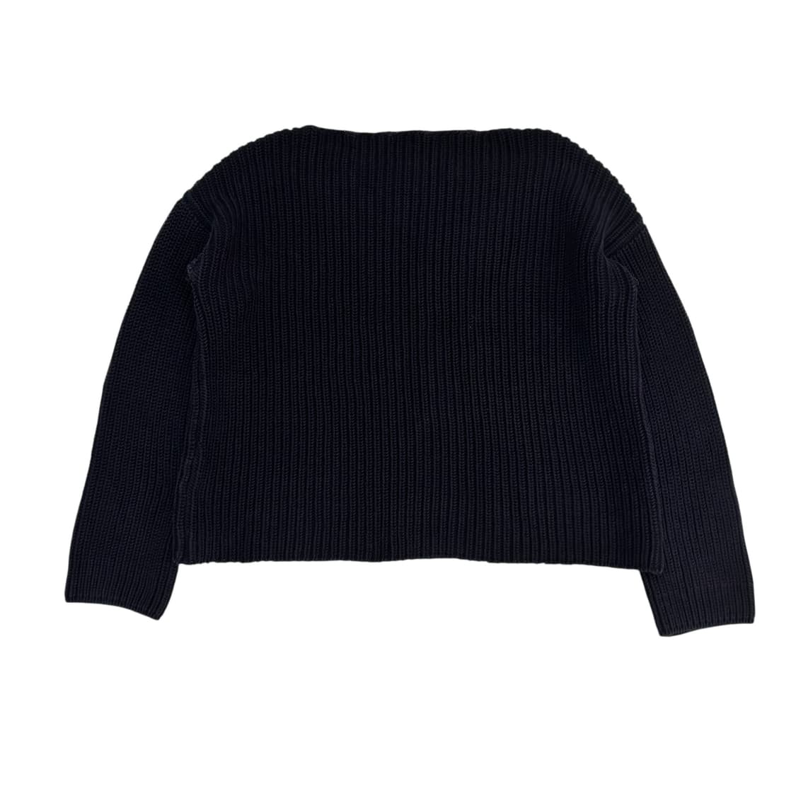 빈스 네이비 골지 니트 상품이미지5