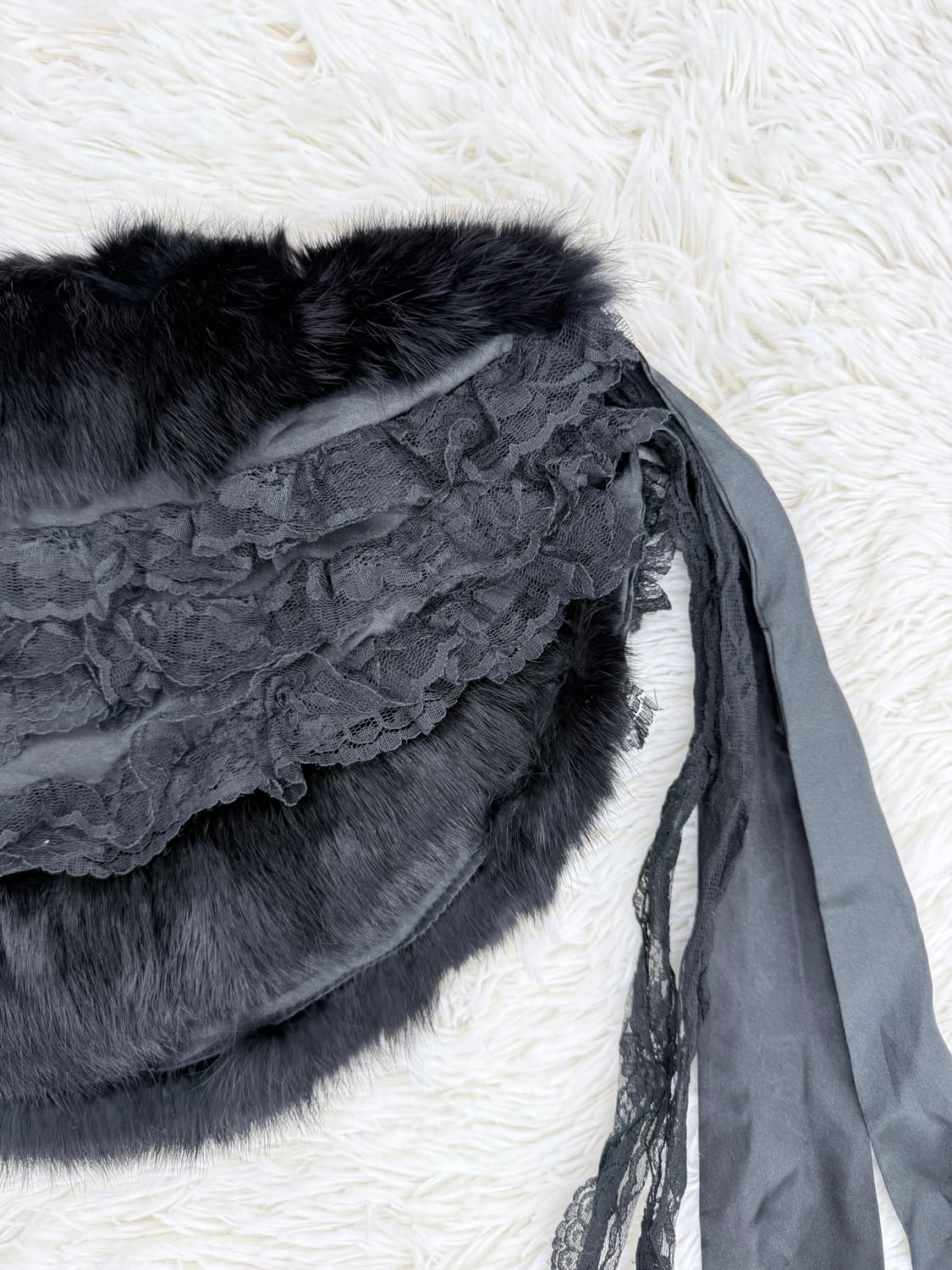 블랙퍼랩스커트 상품이미지2