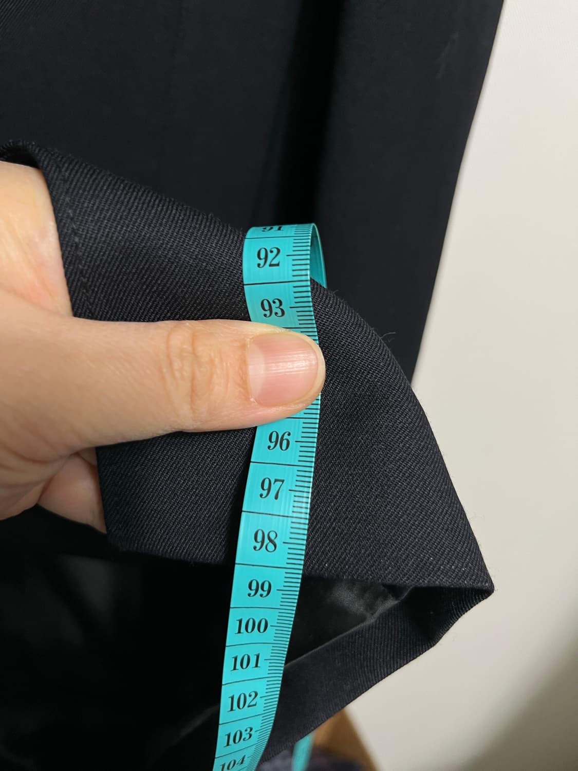 인사일런스 울 혼방 블랙 블레이저 코트 S 상품이미지6