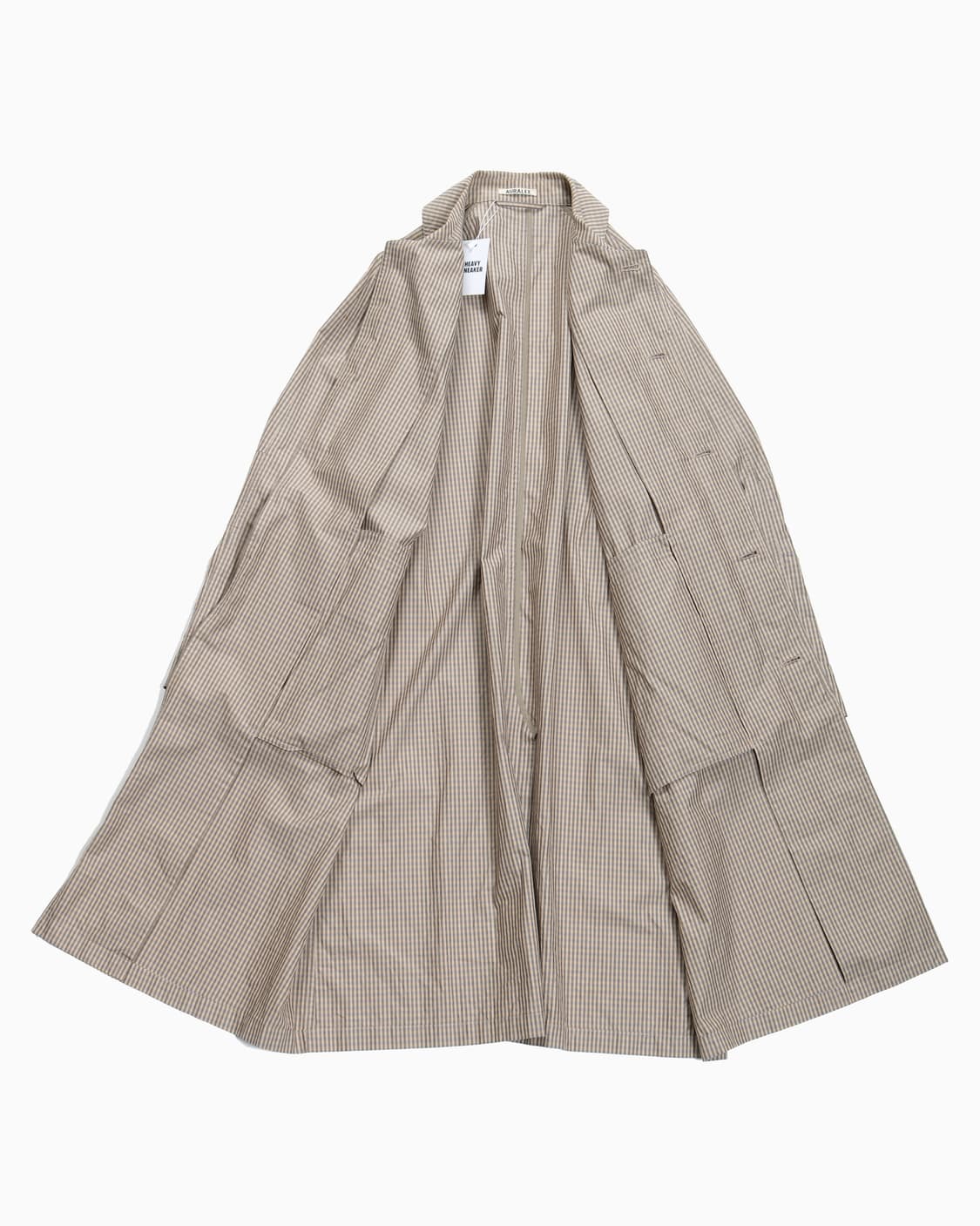 오라리 체크 코트 상품이미지7