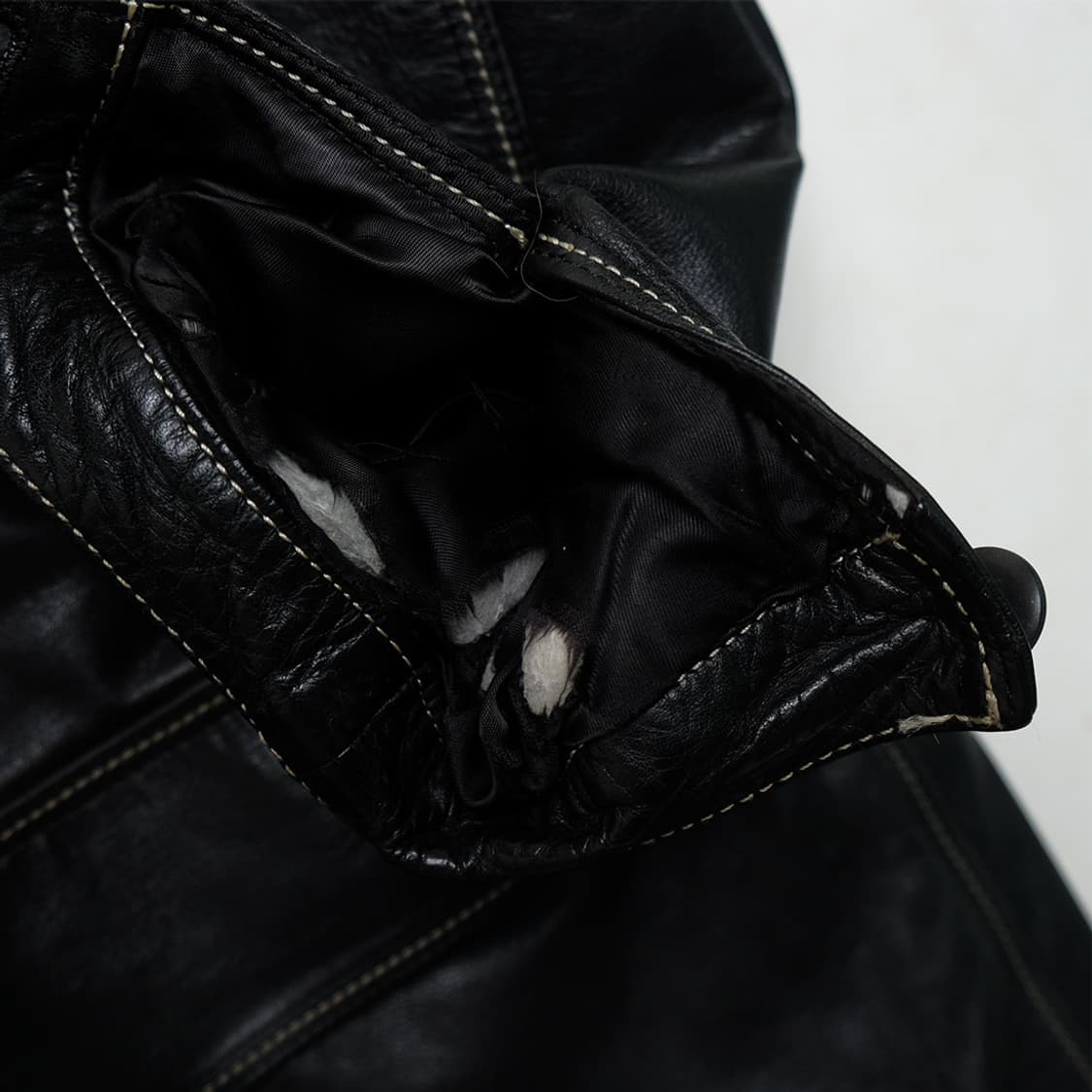 90s leather car coat 상품이미지5