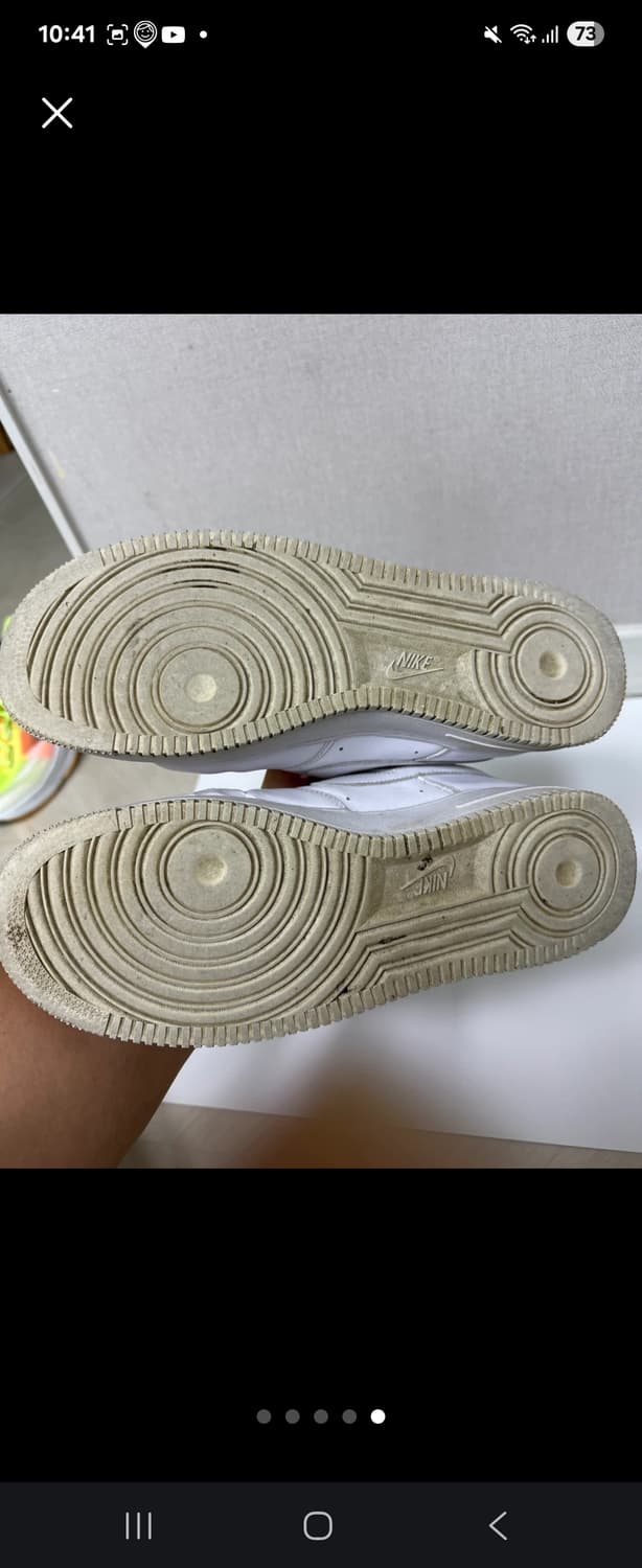 나이키 슈프림 에어포스 1 로우 화이트 285사이즈 상품이미지5