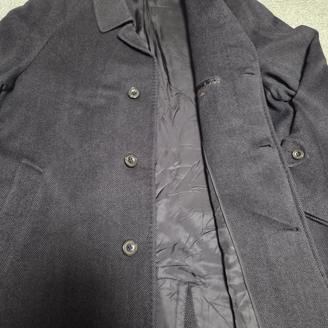 Balmain 발망 캐시미어 울100% 롱코트 L(100) 상품이미지4