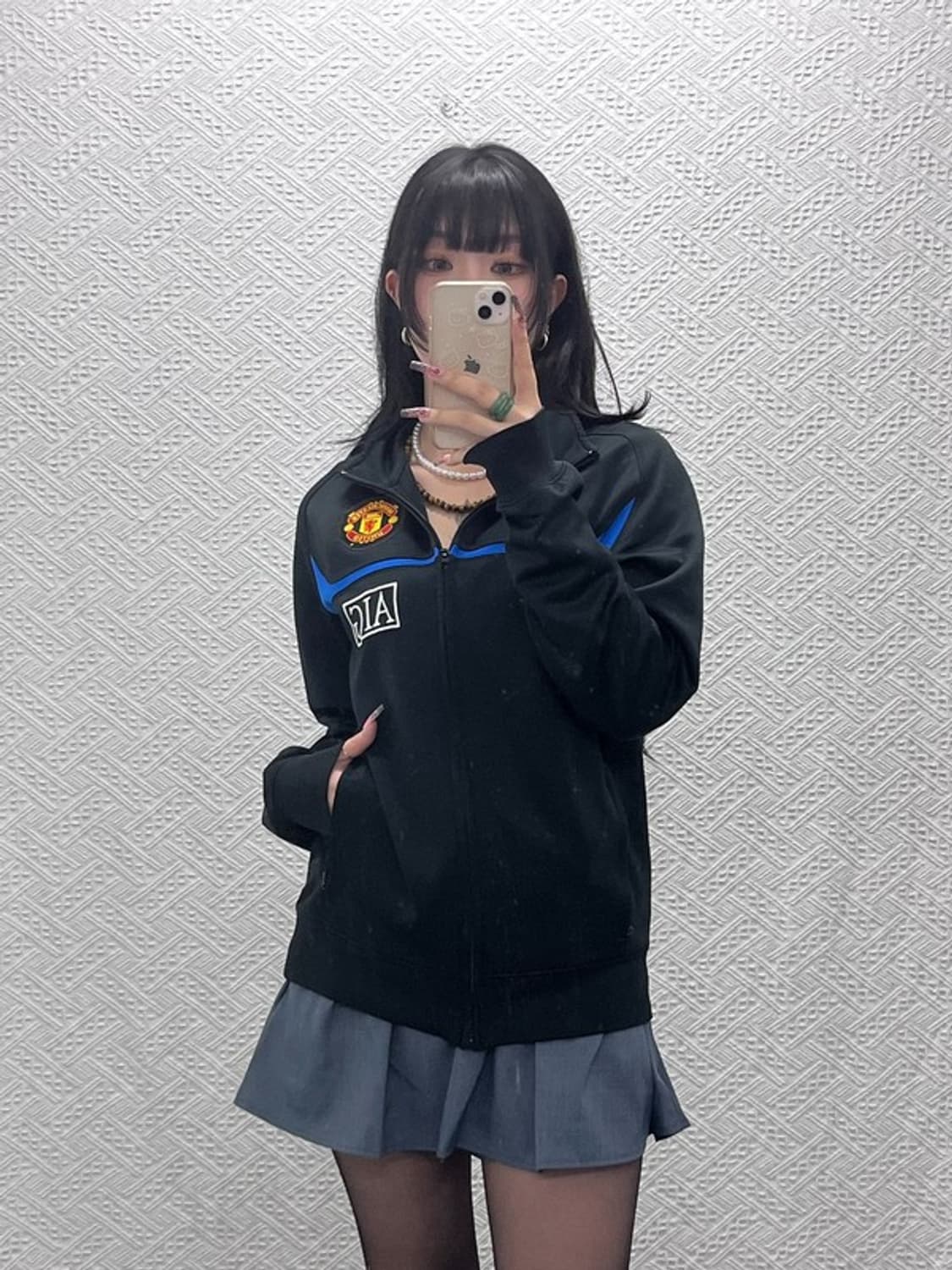 나이키 올드스쿨 레트로 맨체스터 유나이티드 져지 집업 M C11713 상품이미지1