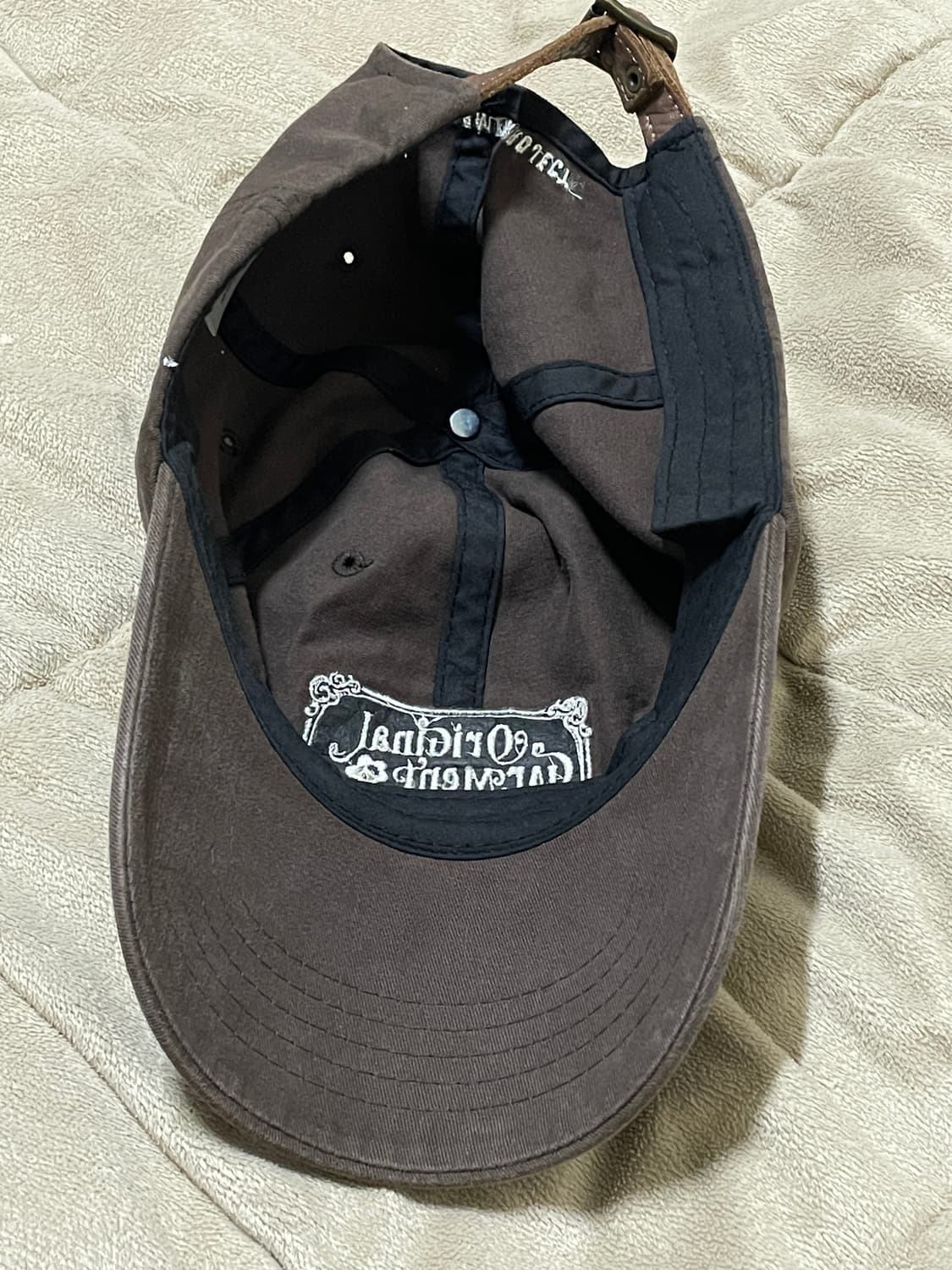 빈티지 오가프 볼캡 브라운 상품이미지2