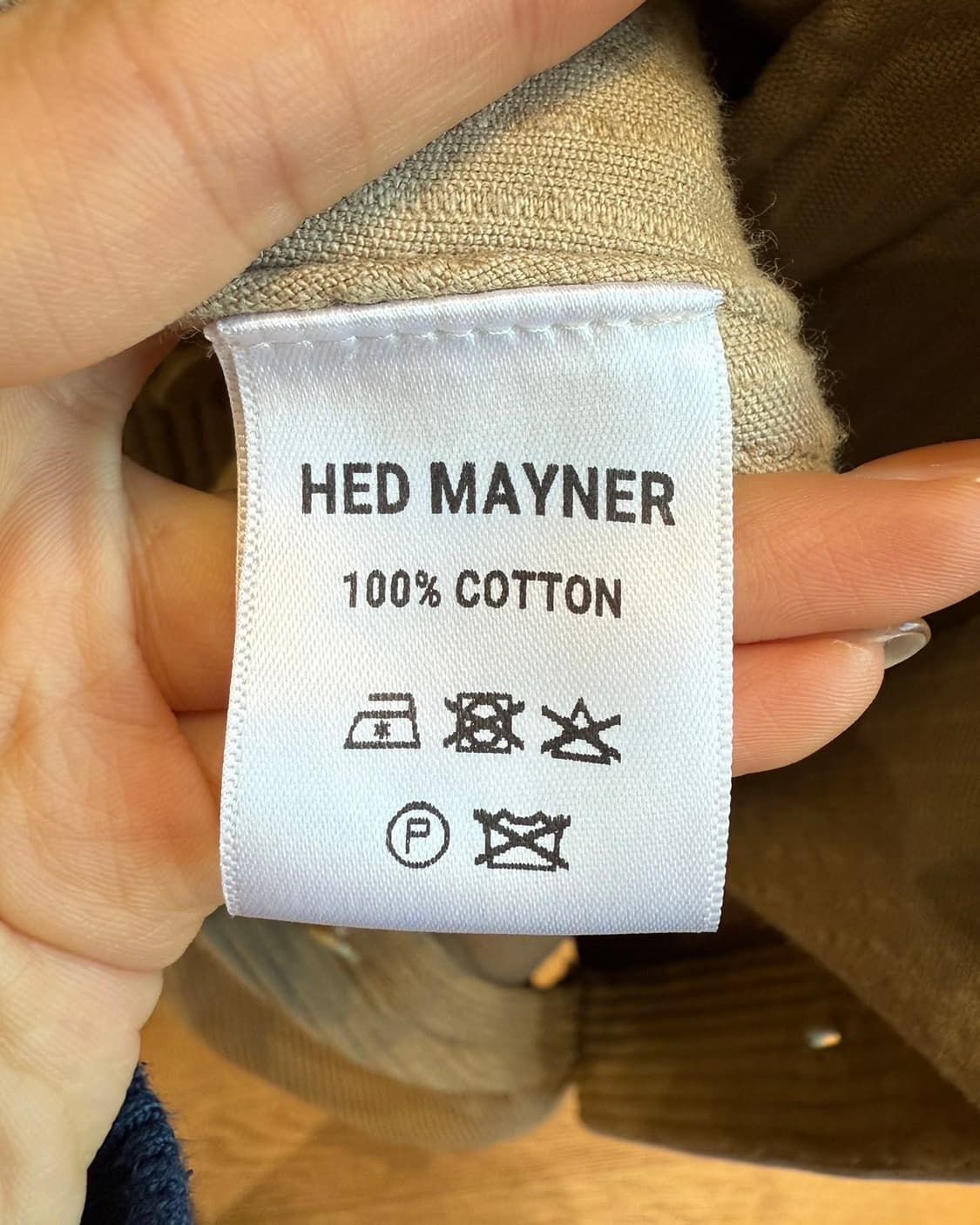 헤드 메이너 베이지 코듀로이 오버라이즈 코트 상품이미지9