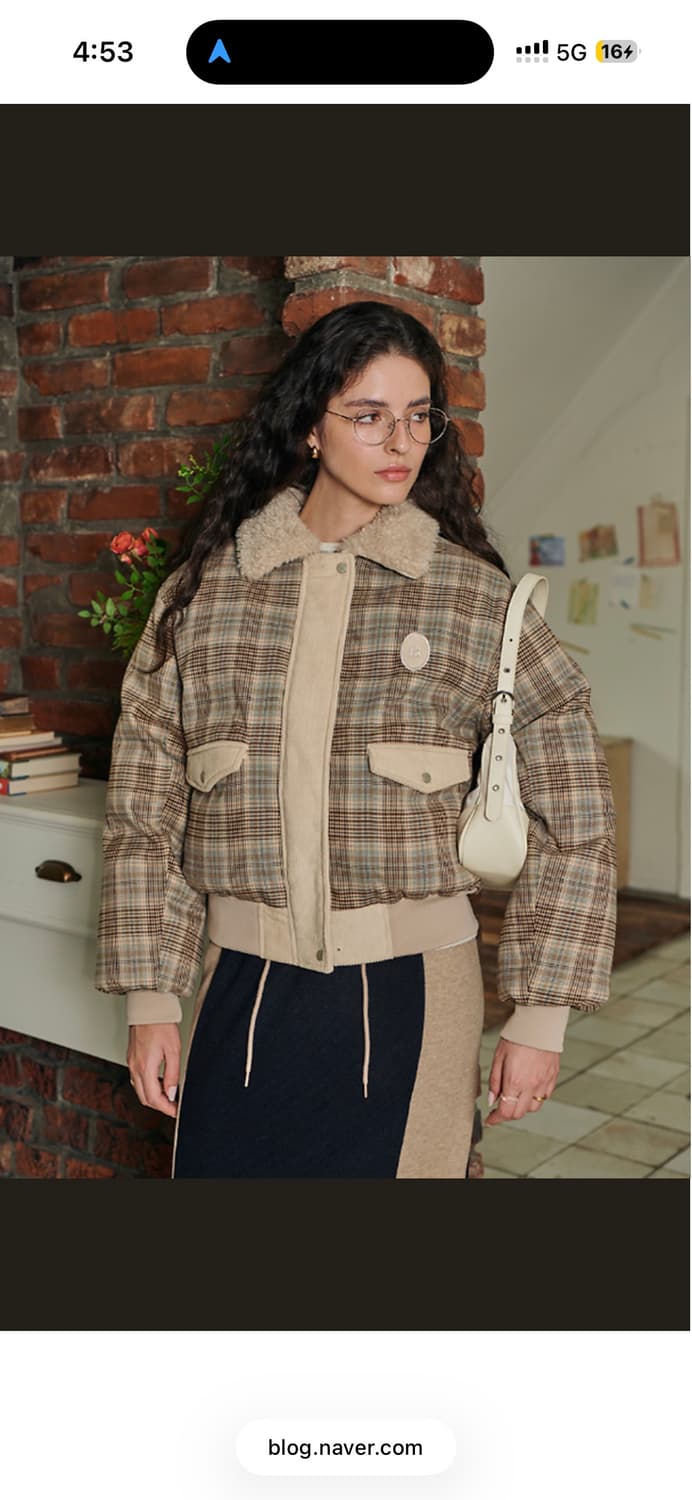 비터셀즈 위티 푸퍼 자켓 체크 FREE 상품이미지2