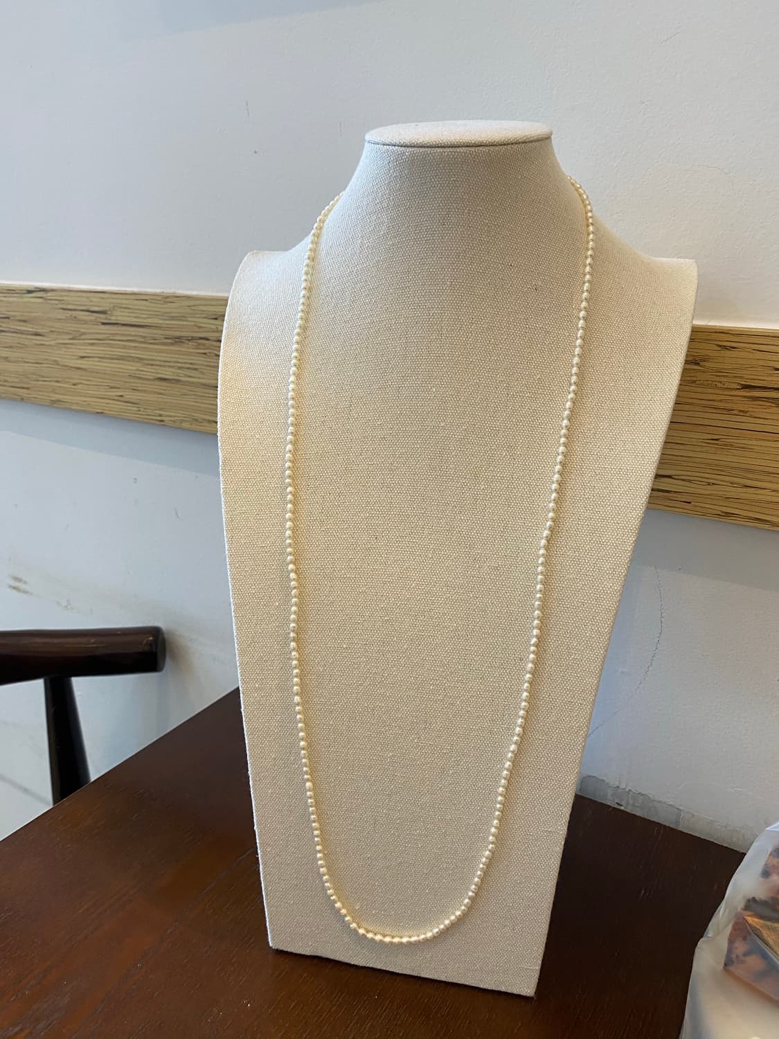 빈티지 담수진주 롱 목걸이 상품이미지2