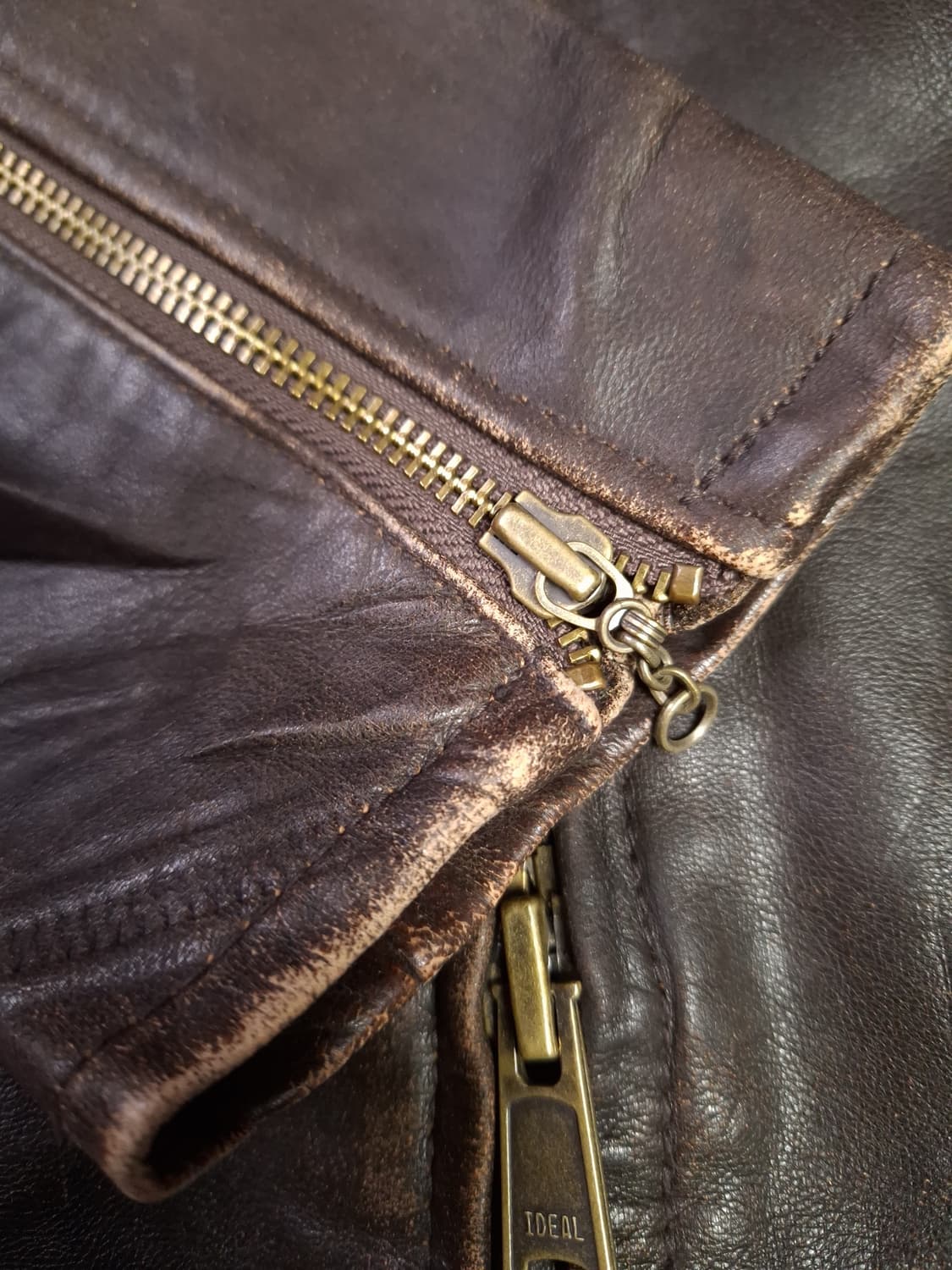 오리지날 아비렉스 리얼레더 싱글 라이더자켓 상품이미지7