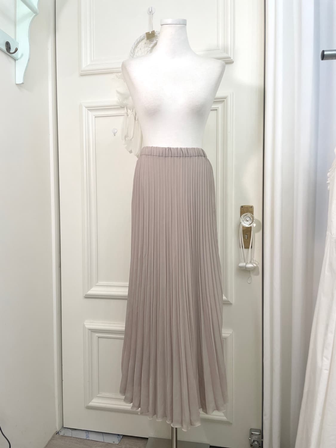 ivory crochet blue stripe layered mori 3 상품이미지9