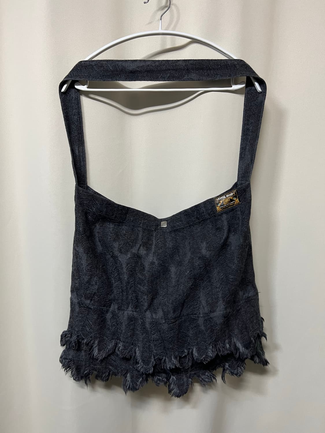 캐피탈 12oz 맥파이 데님 메디슨 백 블랙 L 상품이미지2