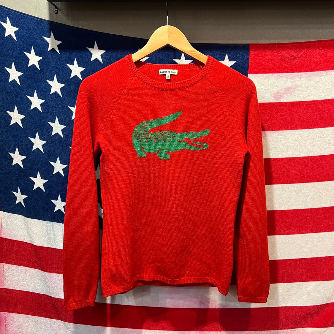 라코스테 니트 레드 상품이미지1