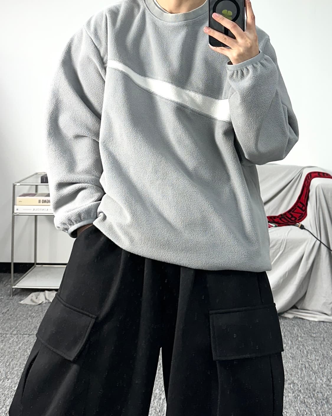 나이키 플리스 윈터라이즈드 맨투맨 2XL 상품이미지3