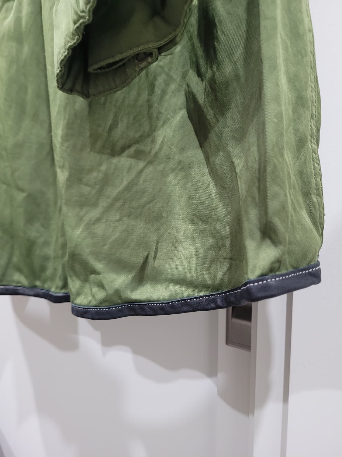 YSTRDYs TMRRW 레이온 코튼 혼방 레더트리밍 야상 자켓 상품이미지7