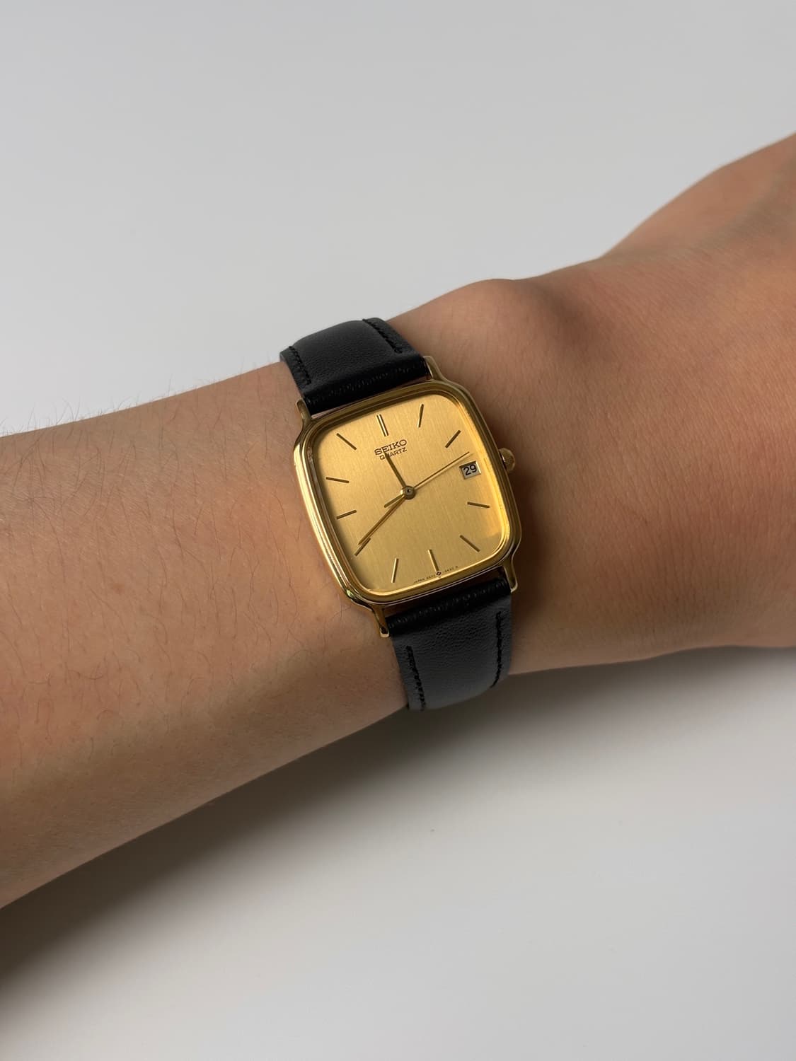 1980s Gold Square Quartz 상품이미지7