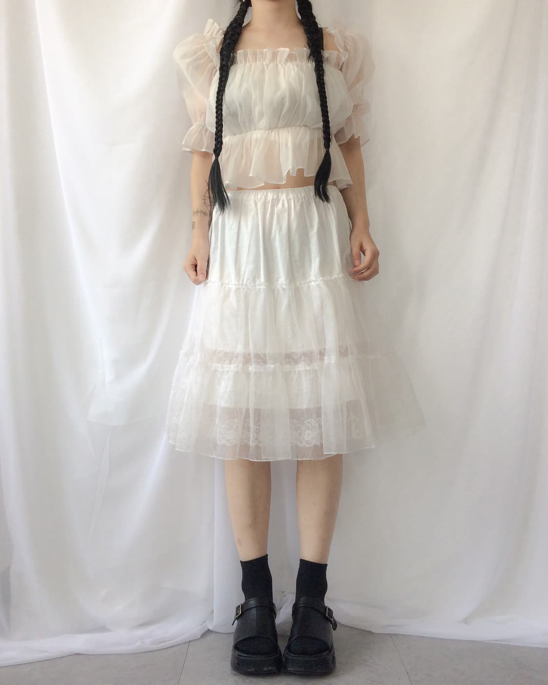 Shirring blouse top 상품이미지6