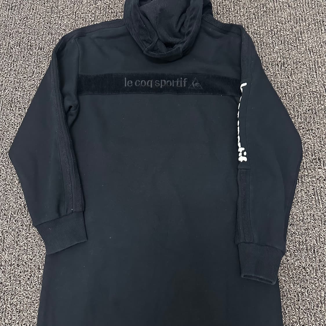 르꼬끄 여성 기모 롱 원피스 블랙 85(S) 상품이미지7