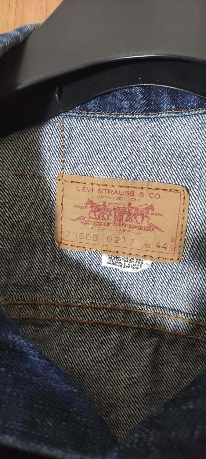 70s 리바이스 데님자켓 105 상품이미지5