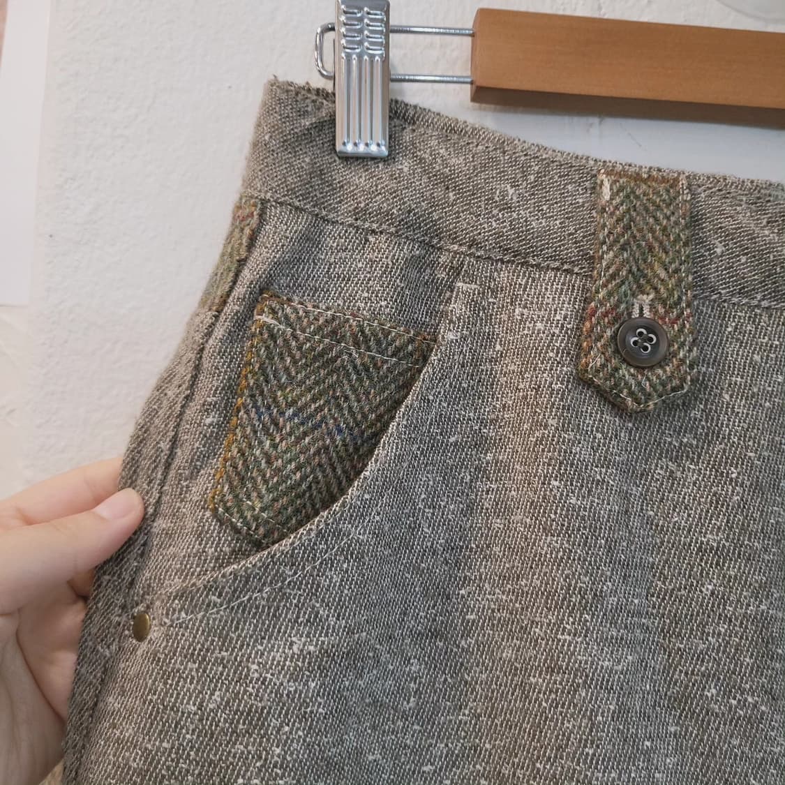Harris Tweed 캐쥬얼 스커트 상품이미지4
