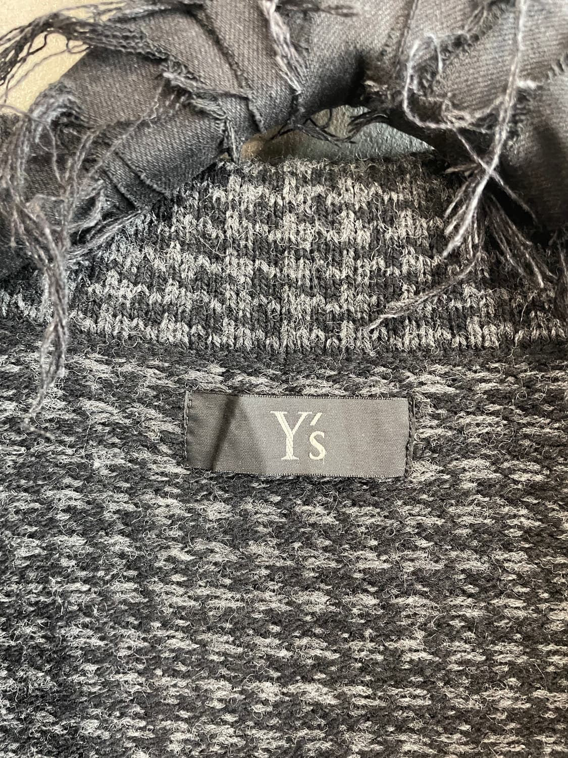 요지 야마모토 니트 자켓 상품이미지8