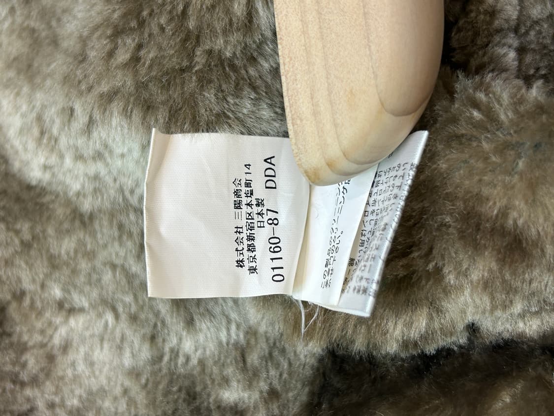 00s JPN BURBERRY 버버리 양가죽 무스탕 코트 상품이미지8