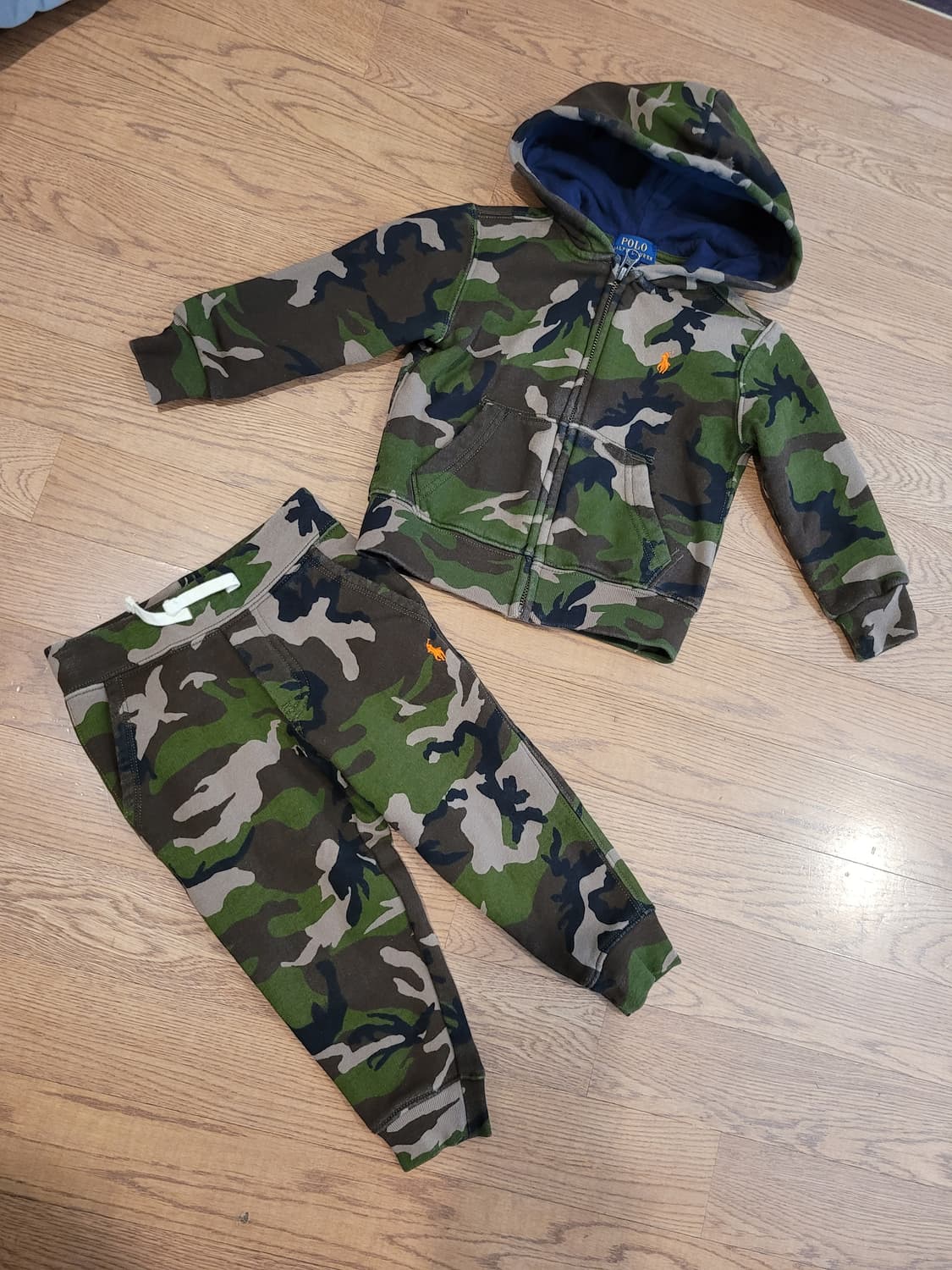 폴로키즈 카모 기모셋 2y 상품이미지1