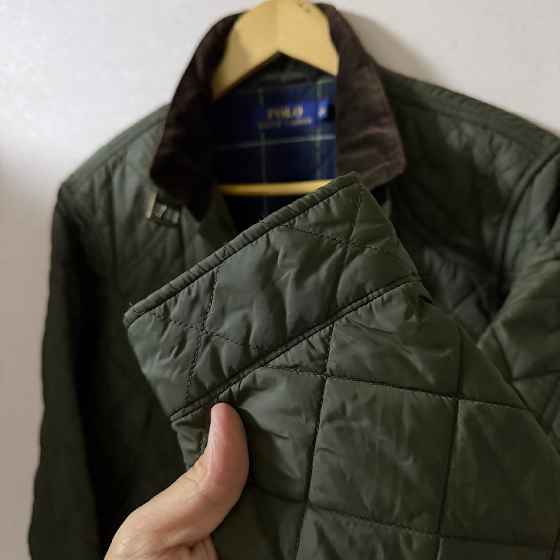 폴로 랄프로렌 코듀로이 퀄팅 자켓 S  상품이미지5