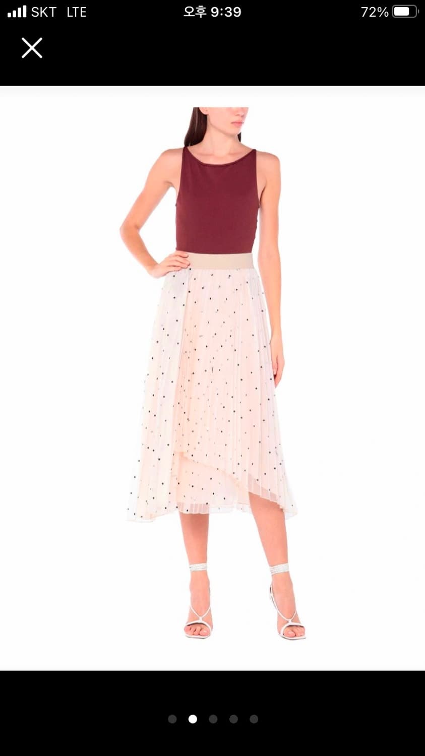 이태리 Merci 샤스커트 ( 완전 새상품)  상품이미지2