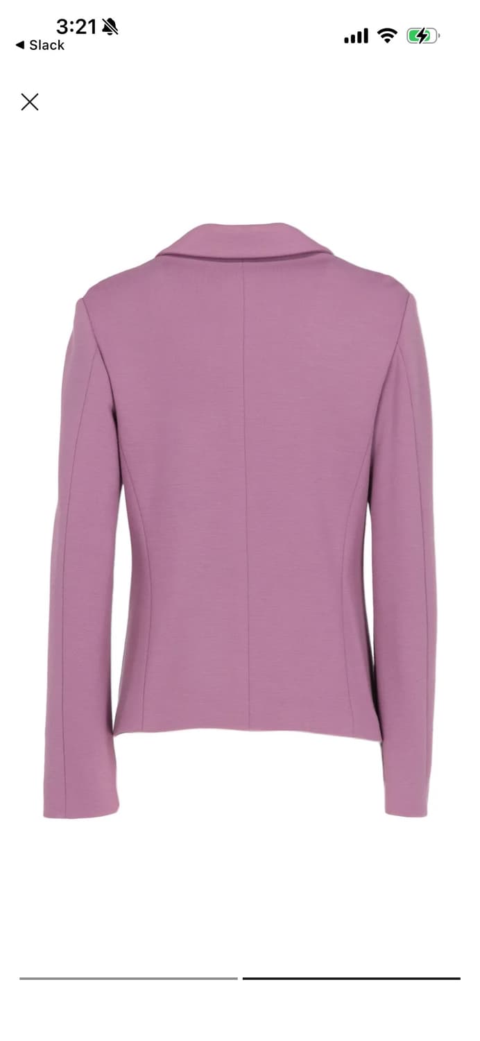 Jil Sander 싱글 브레스티드 블레이저 라벤더 상품이미지2