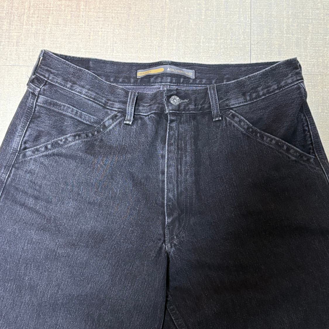 리바이스 실버탭 배기진 흑청 블랙 칸예 이지 상품이미지3