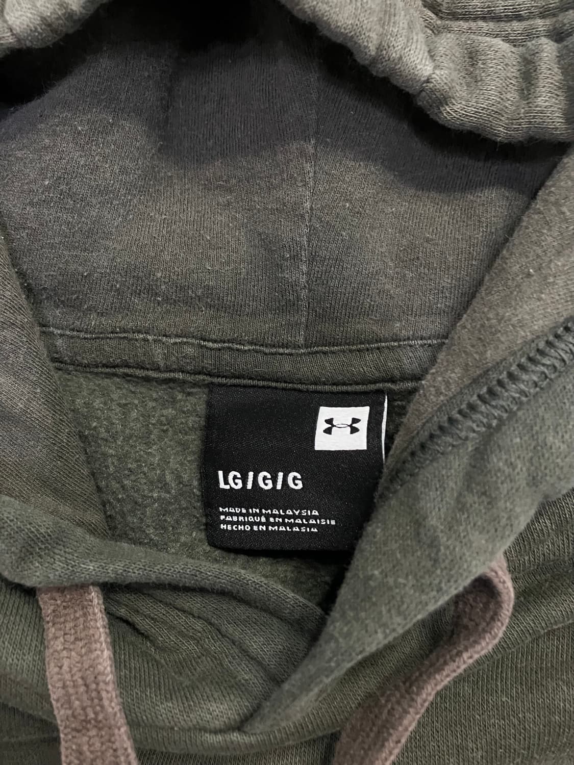 빈티지 카키 언더어머 후드 y2k 스트릿 갸루 펑키 일본빈티지668 상품이미지6