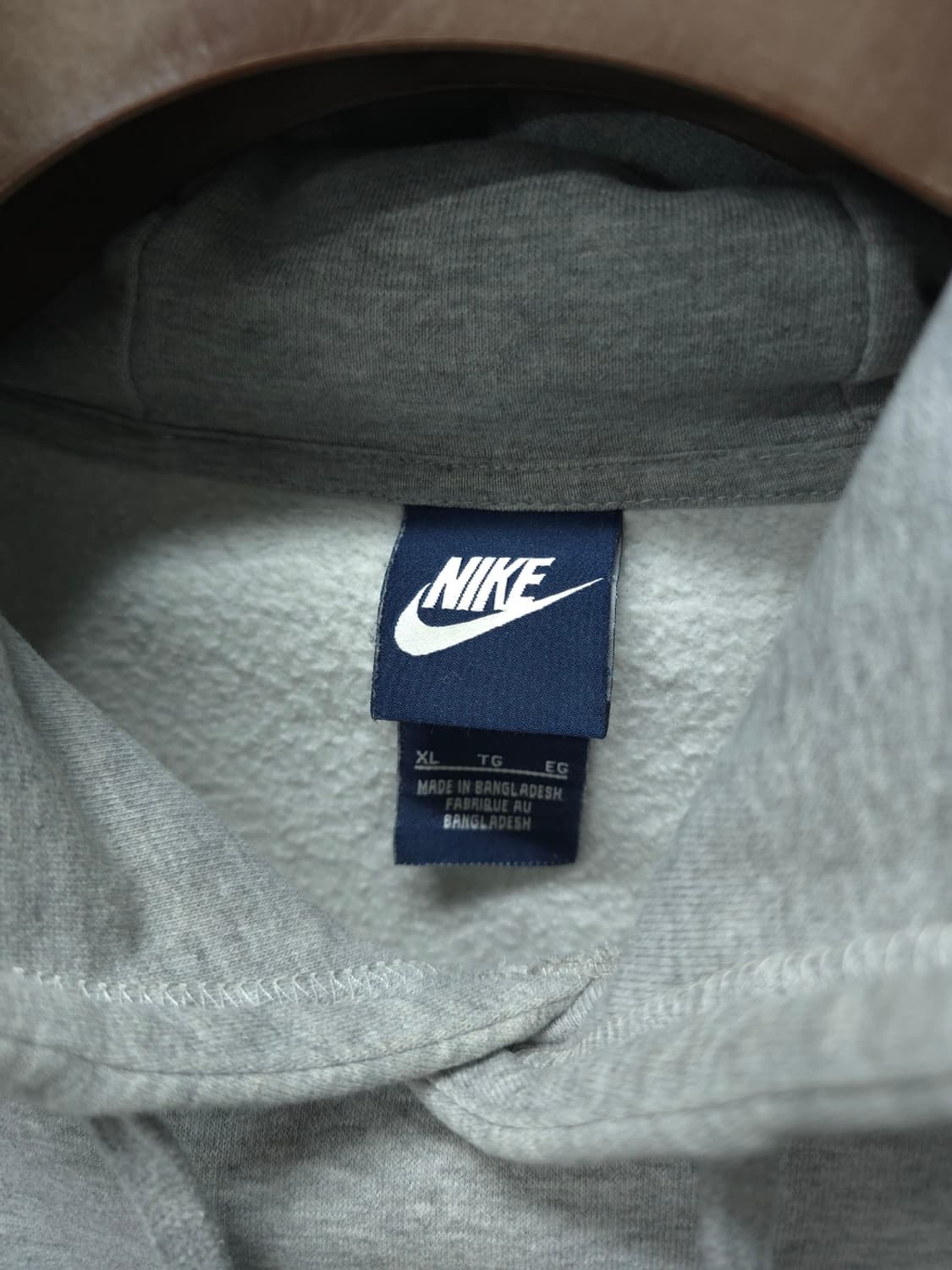 나이키SB 남성 메인로고 그레이 기모 후드티 (XL) 상품이미지7