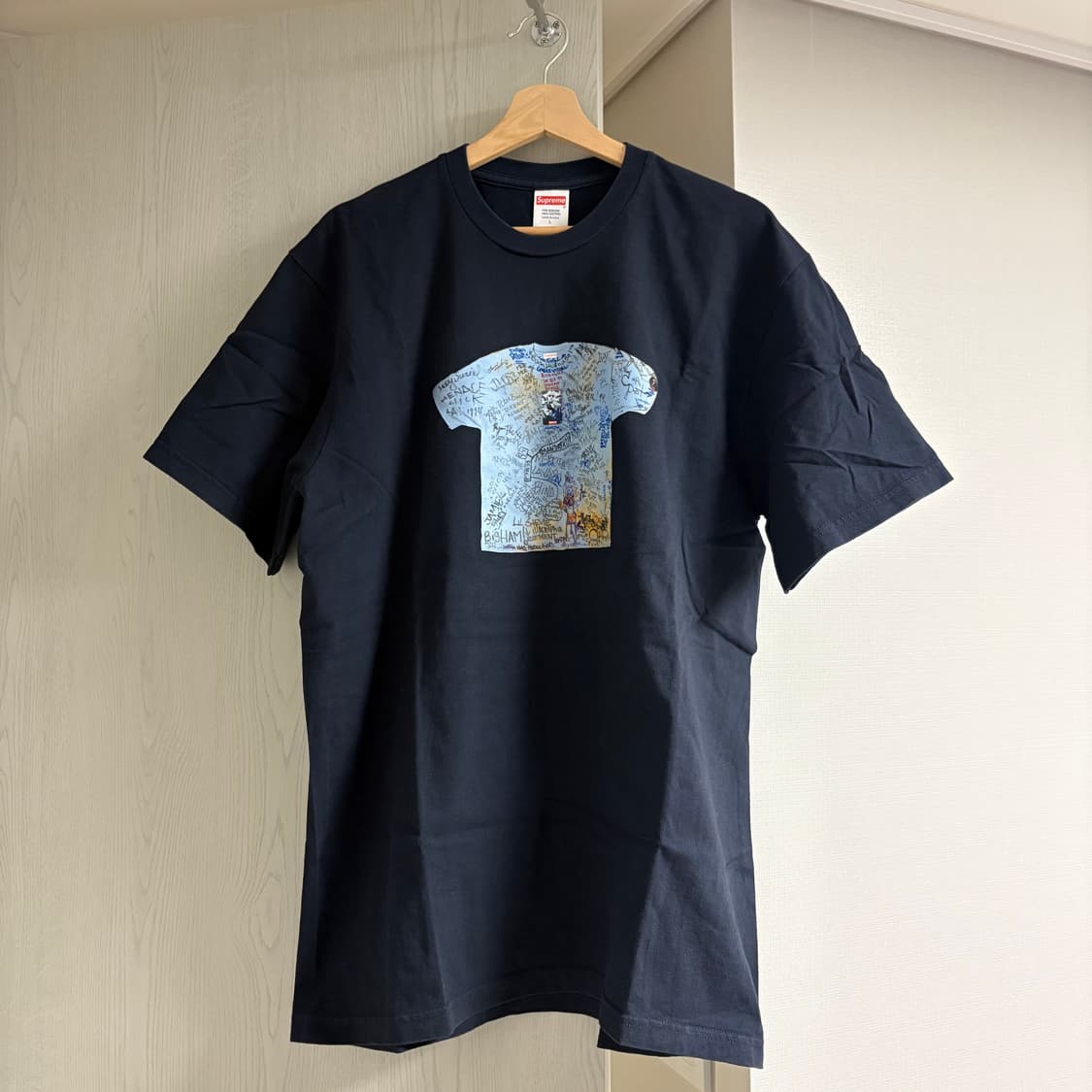 [L] 슈프림 30주년 티셔츠 네이비 상품이미지1