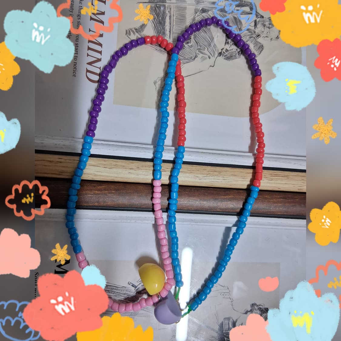 젬핌공방 예쁜 구슬목걸이 팔아요 상품이미지2