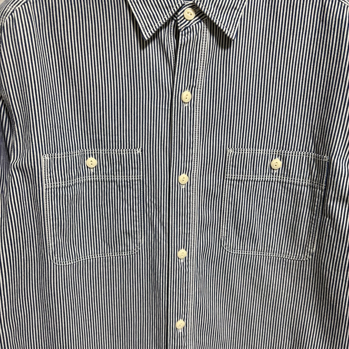 유니클로 히코리 워크셔츠 / M 상품이미지5