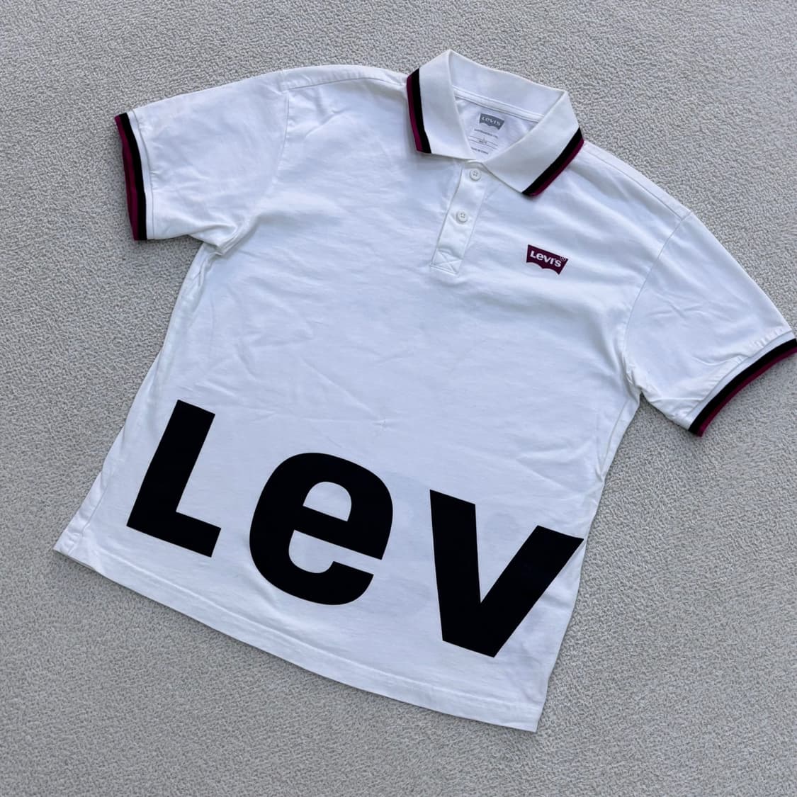 L 리바이스 반팔 카라 티셔츠 0410E 상품이미지1