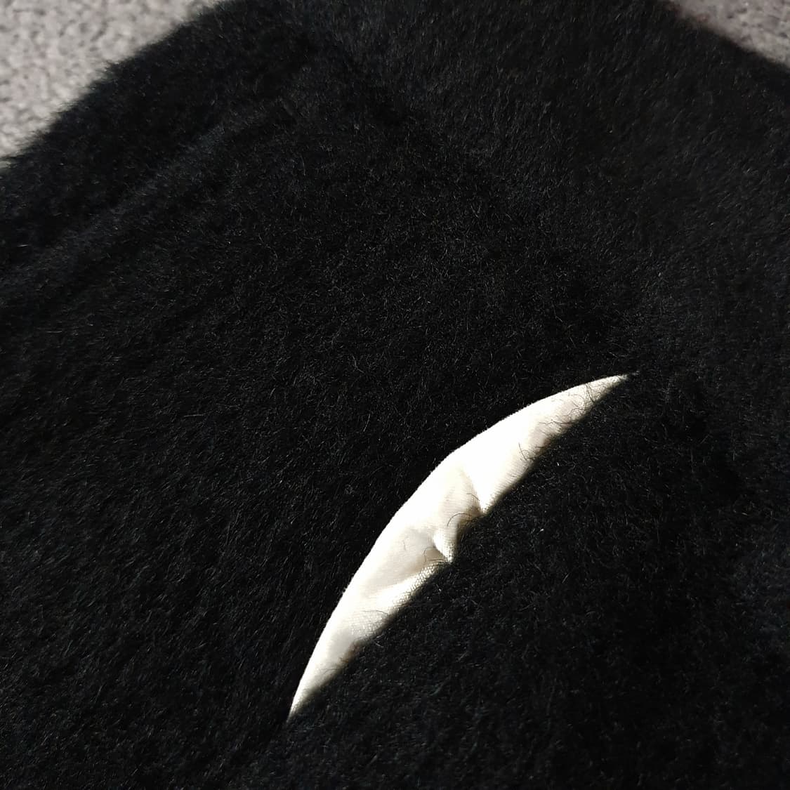 2 강정석 비 알파카 트라우저 플리스 팬츠 블랙 상품이미지8