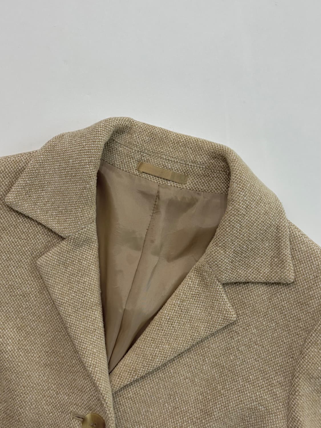 Burberry 버버리 옐로우베이지 울 혼방 블레이저 상품이미지3