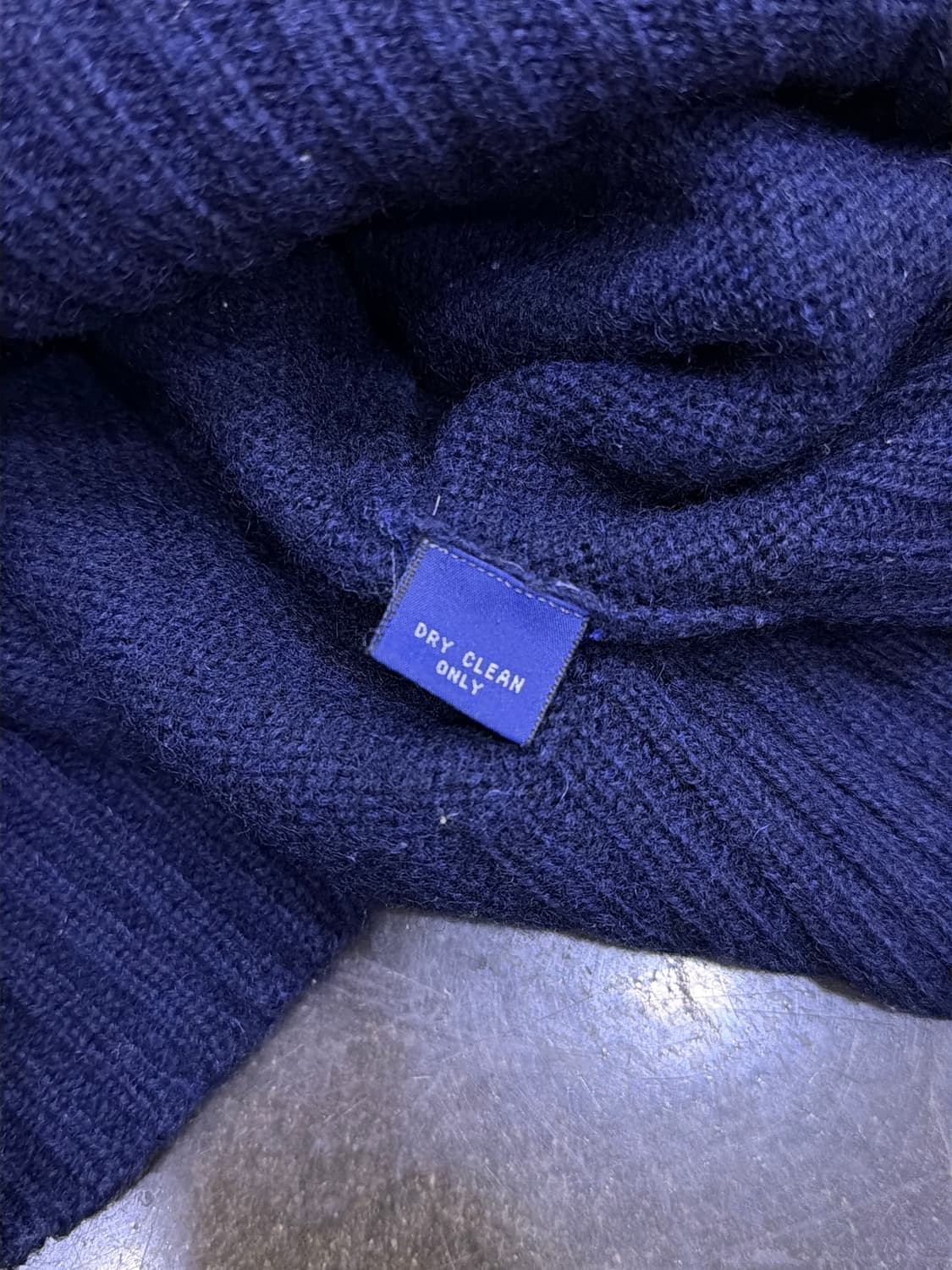 폴로 랄프로렌 울 니트 스웨터 네이비 S 상품이미지6