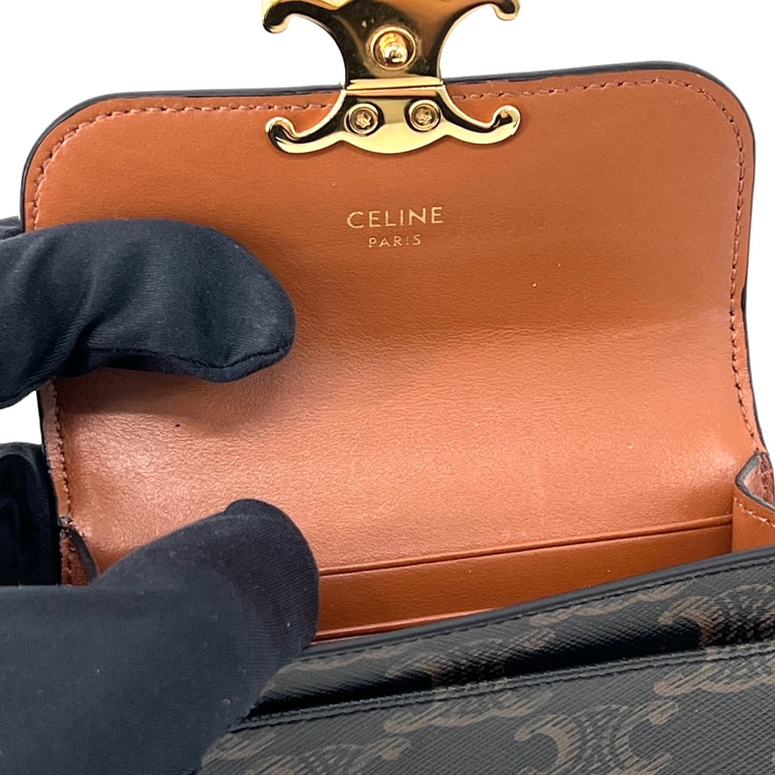 셀린느 트리오페 플랩 여성 카드지갑 상품이미지9