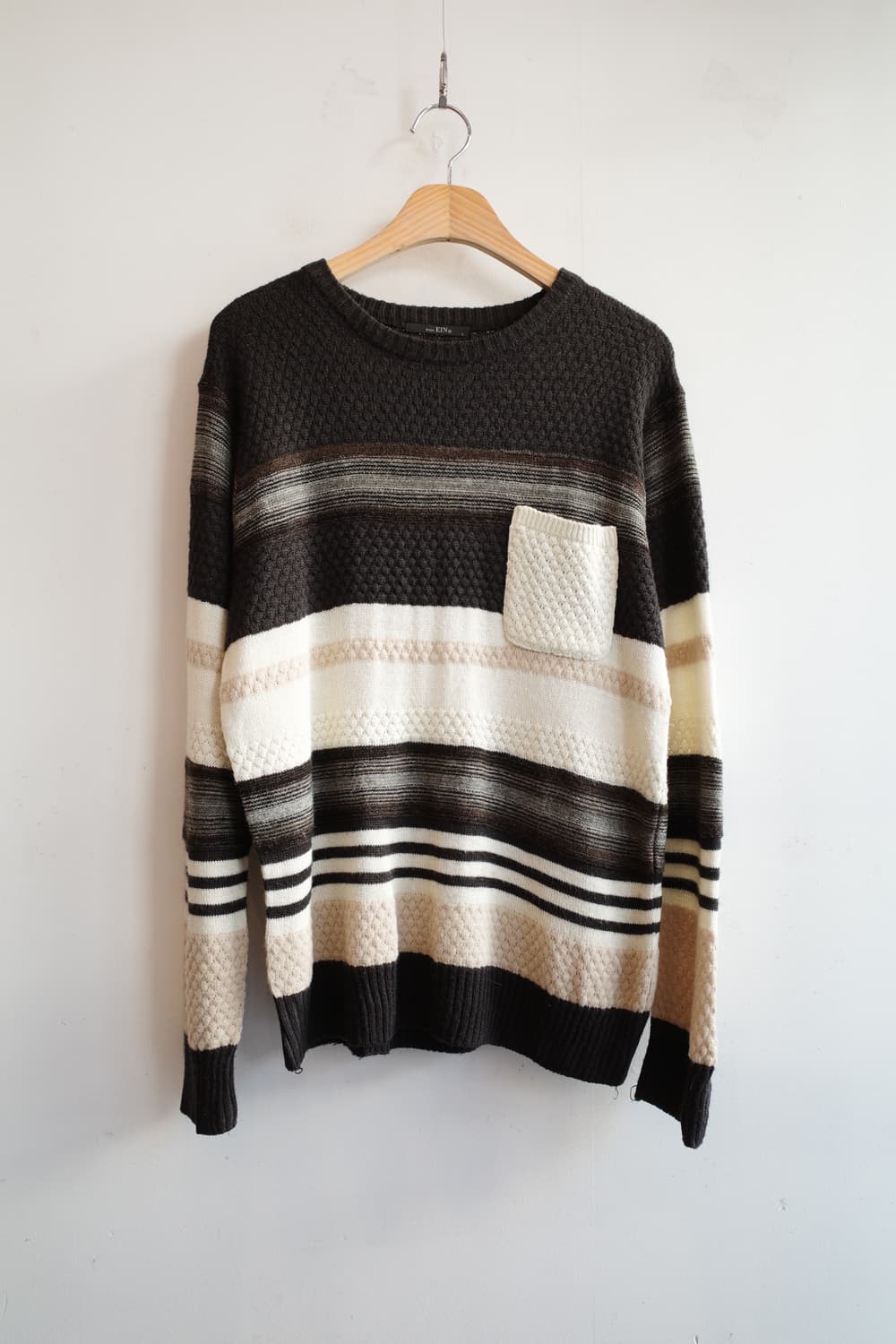 Japan brand 포켓 울 니트 상품이미지1