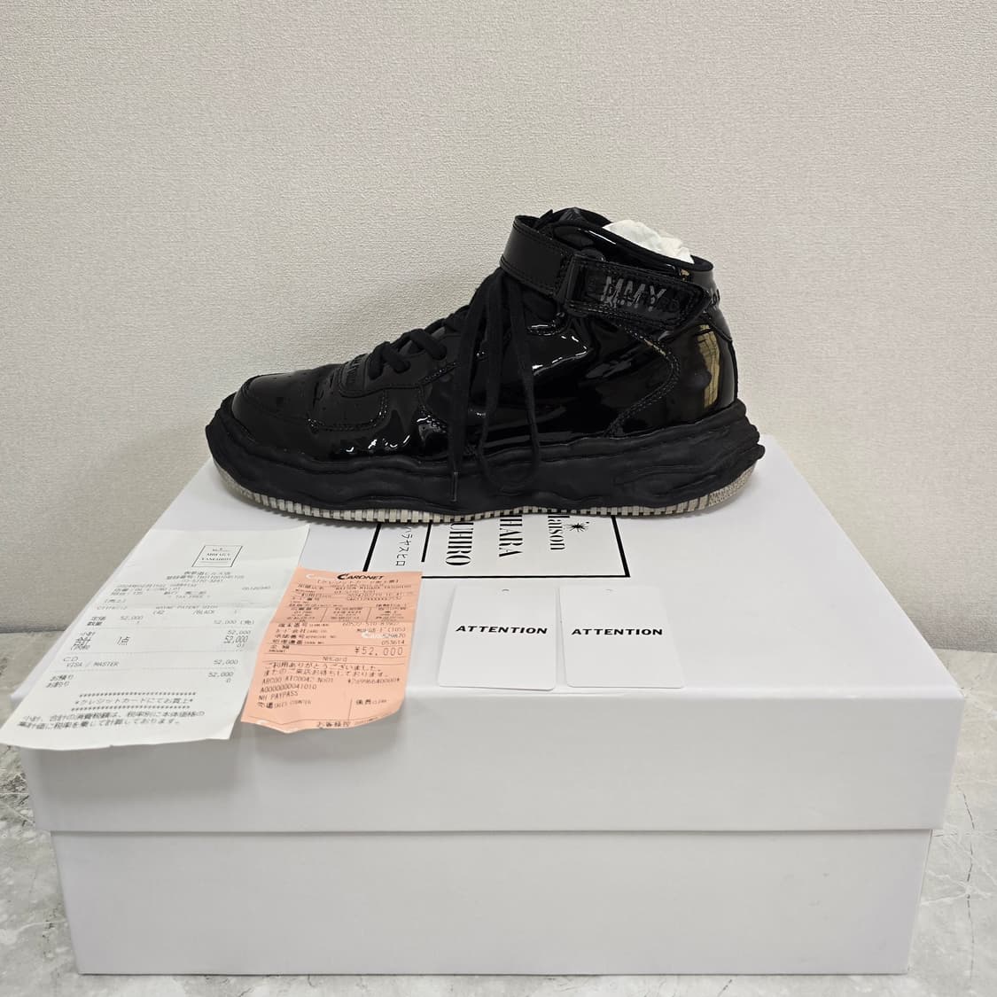 미하라 야스히로 x 베드 J.W. 포드 웨인 페이던트 하이탑 42사이즈 상품이미지1