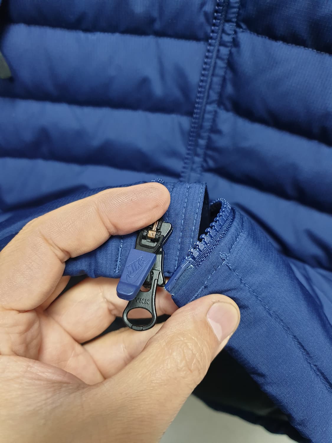 [xxl/110] 나이키 후드 경량패딩 점퍼 네이비 상품이미지6