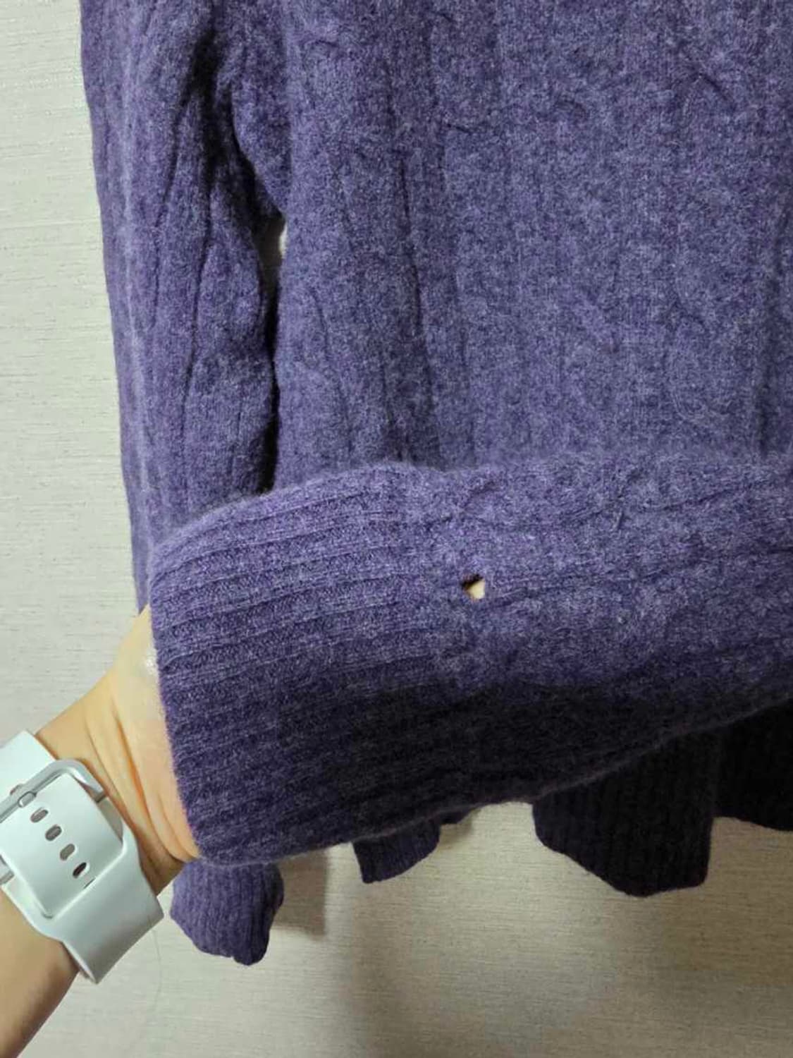 폴로 램스울 니트 M 남녀공용 상품이미지4