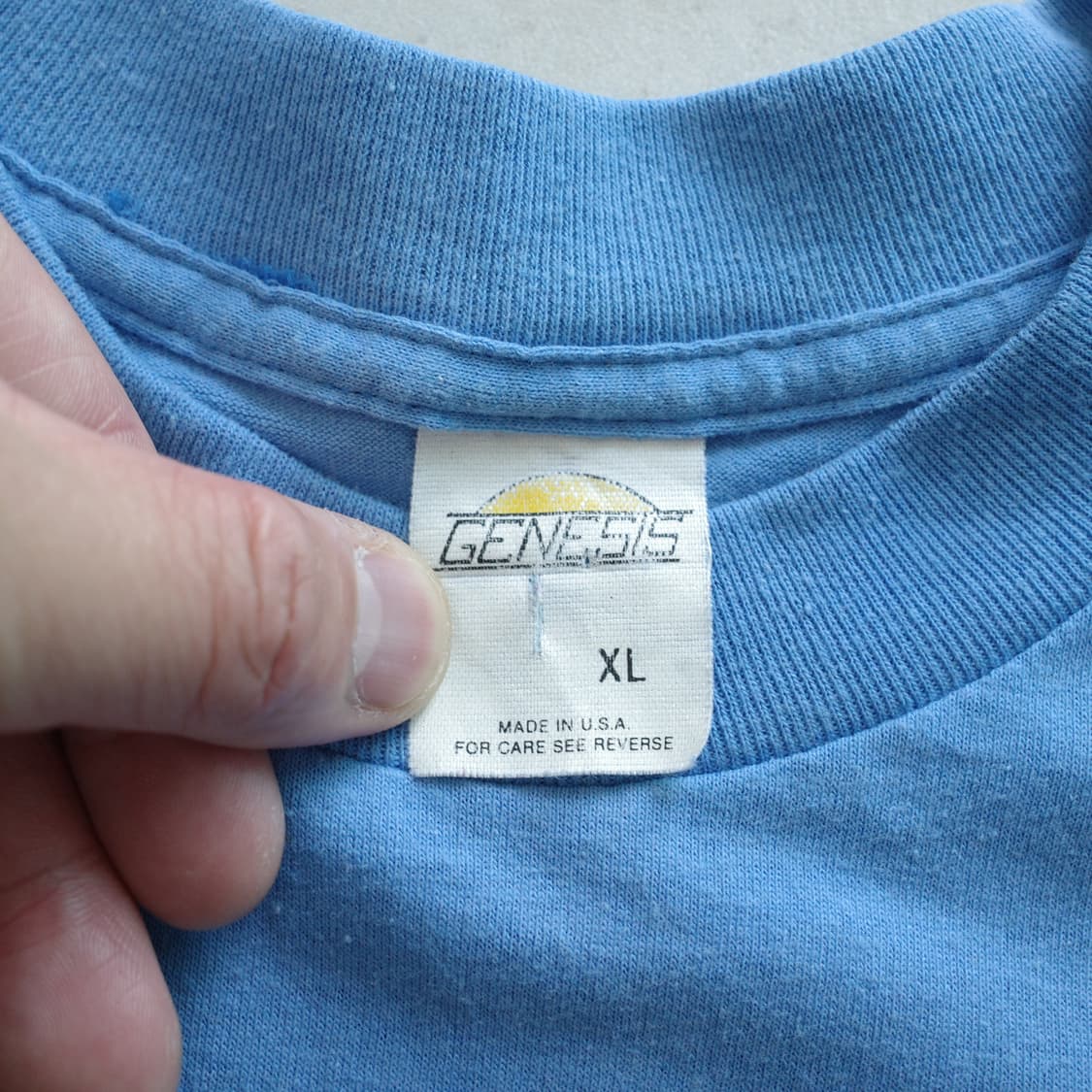 90s USA 비치 그래픽 빈티지 싱글스티치 티셔츠 XL 상품이미지3