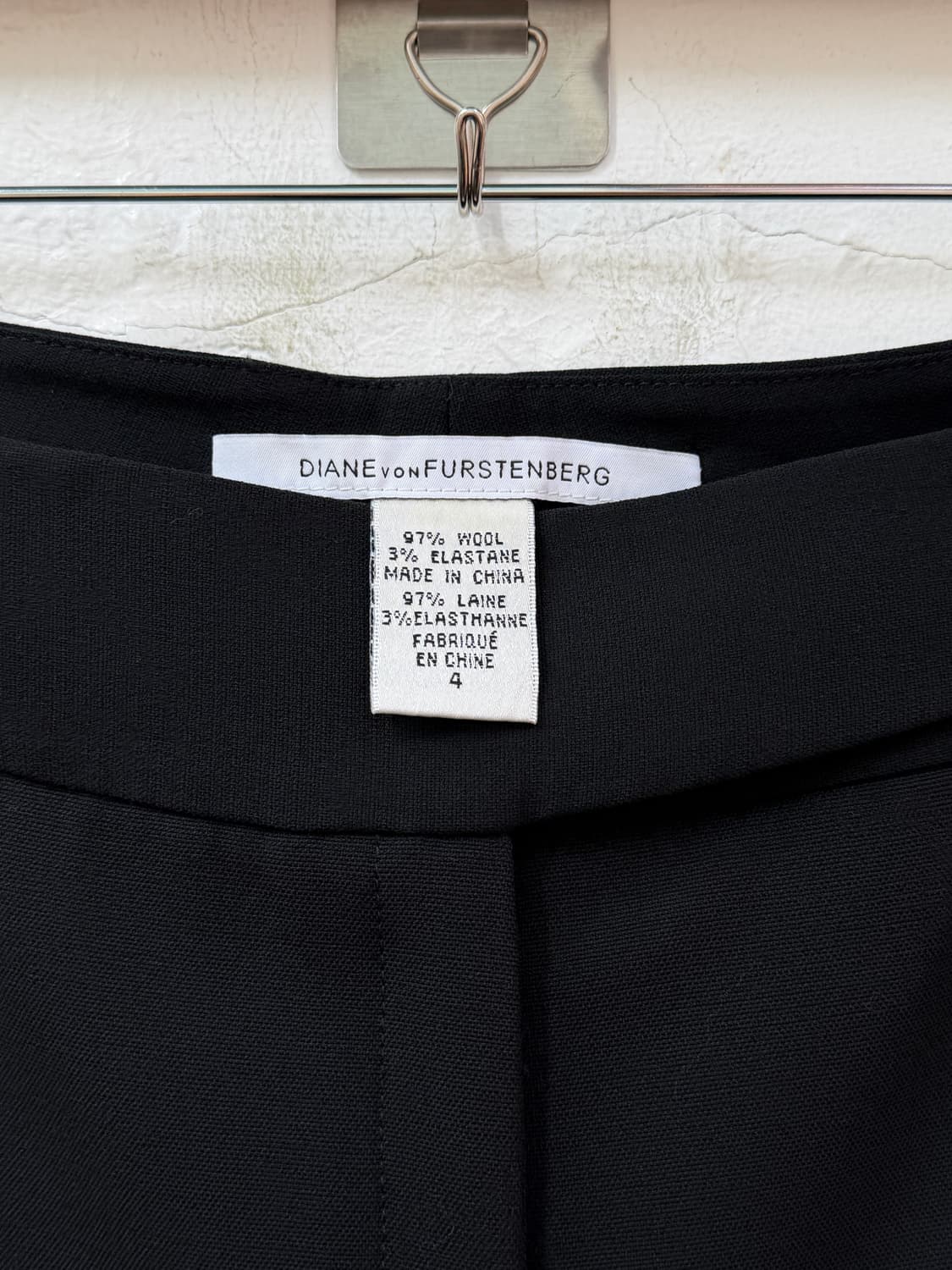 DVF 다이앤본퍼스텐버그 벨티드 로우라이즈 울 트라우저 4 상품이미지2