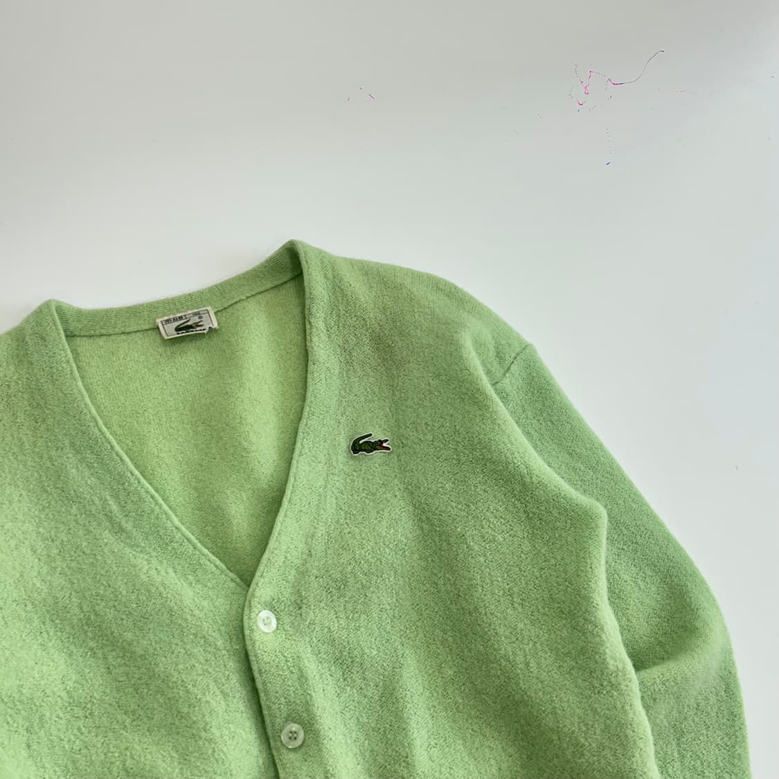 Lacoste 라코스테 라이트그린 니트 가디건  상품이미지5