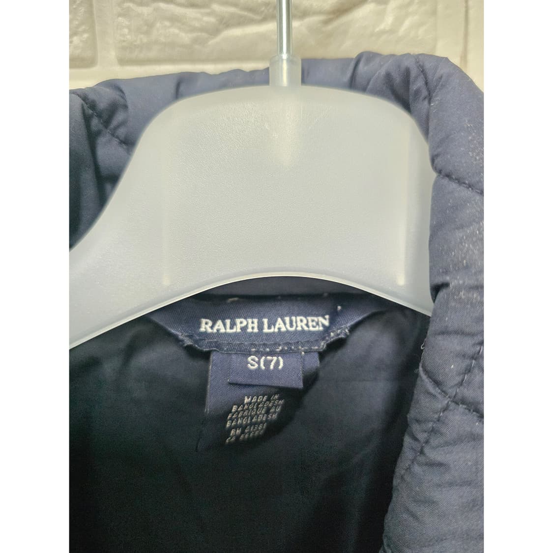 택포_ 폴로랄프로렌 키즈 퀼팅 자켓 네이비 S(7) 상품이미지2