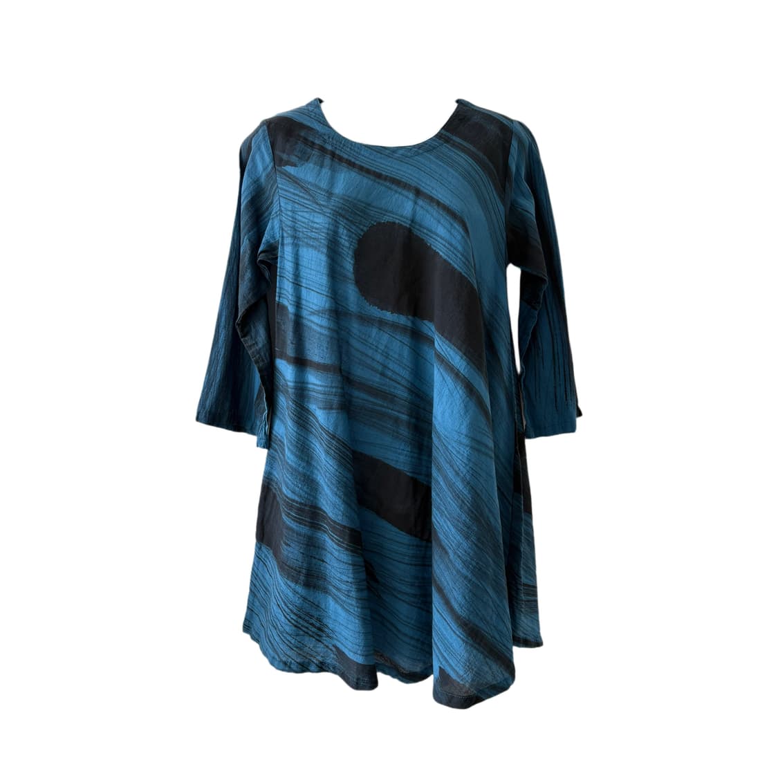 blue pattern tunic dress 상품이미지2