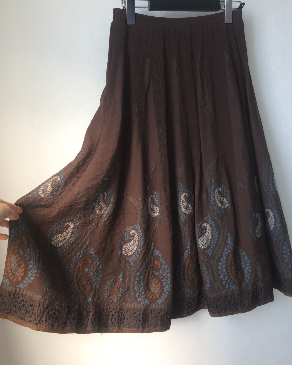 Pattern point long skirt 상품이미지2